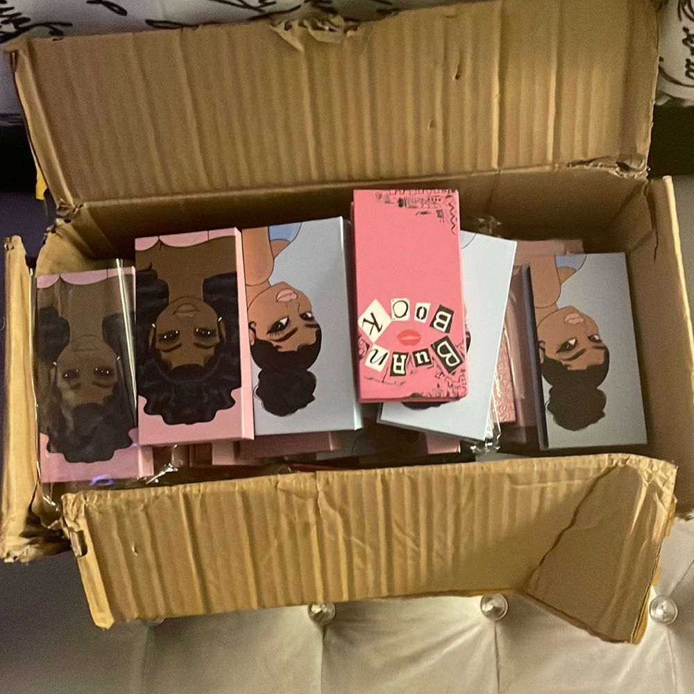 Empty lash boxes